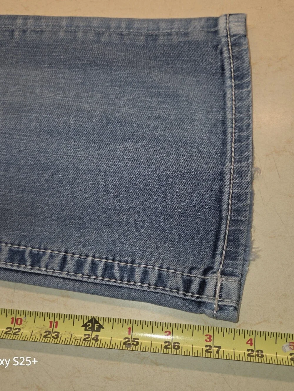 Miss Me Easy Boot Mid Rise Bootcut Jeans Light Wash Embellished Size 27 JE8700ES